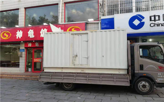 海港出租发电机施工案例